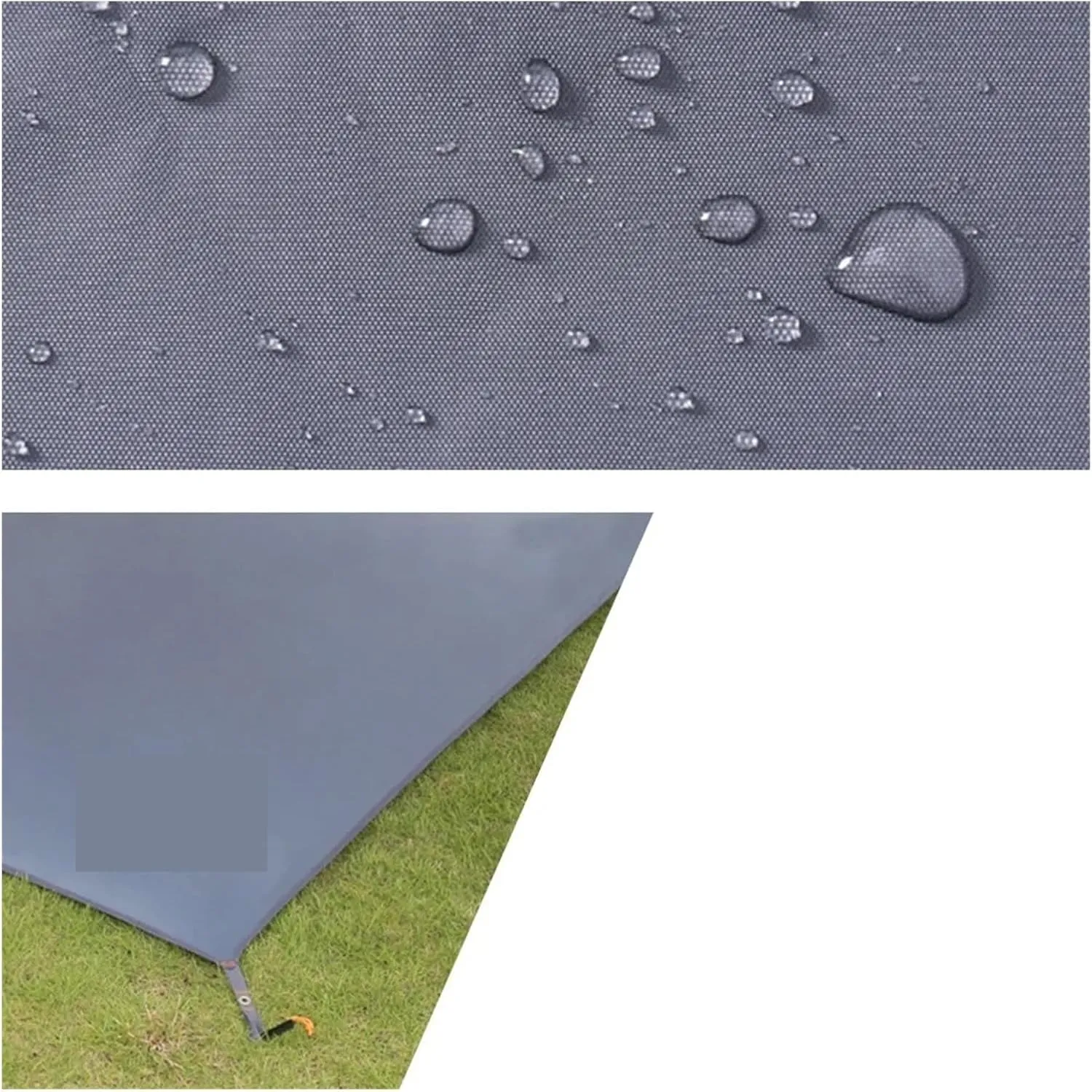 Beach Mat Camping Tarp Thicken Picnic Mat Durable Beach Pad Multifunctional Tent Footprint Sun Canopy Ground Sheet Hiking Fashionable (Color : XL for 4 Person)