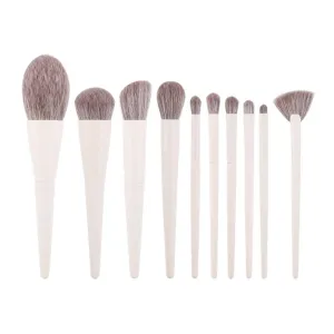 Beauty Tools Set Concealer Eye Shadow Loose Powder Brush 10 Milk Yellow Makeup Brush Set