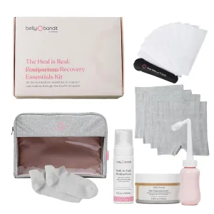 Belly Bandit Postpartum Essentials Kit for Mom – Complete Postpartum Care Set with Peri Bottle, Healing Foam, Hot & Cold Gel Pack, Recovery Underwear & More – Post Pregnancy Recovery Kit