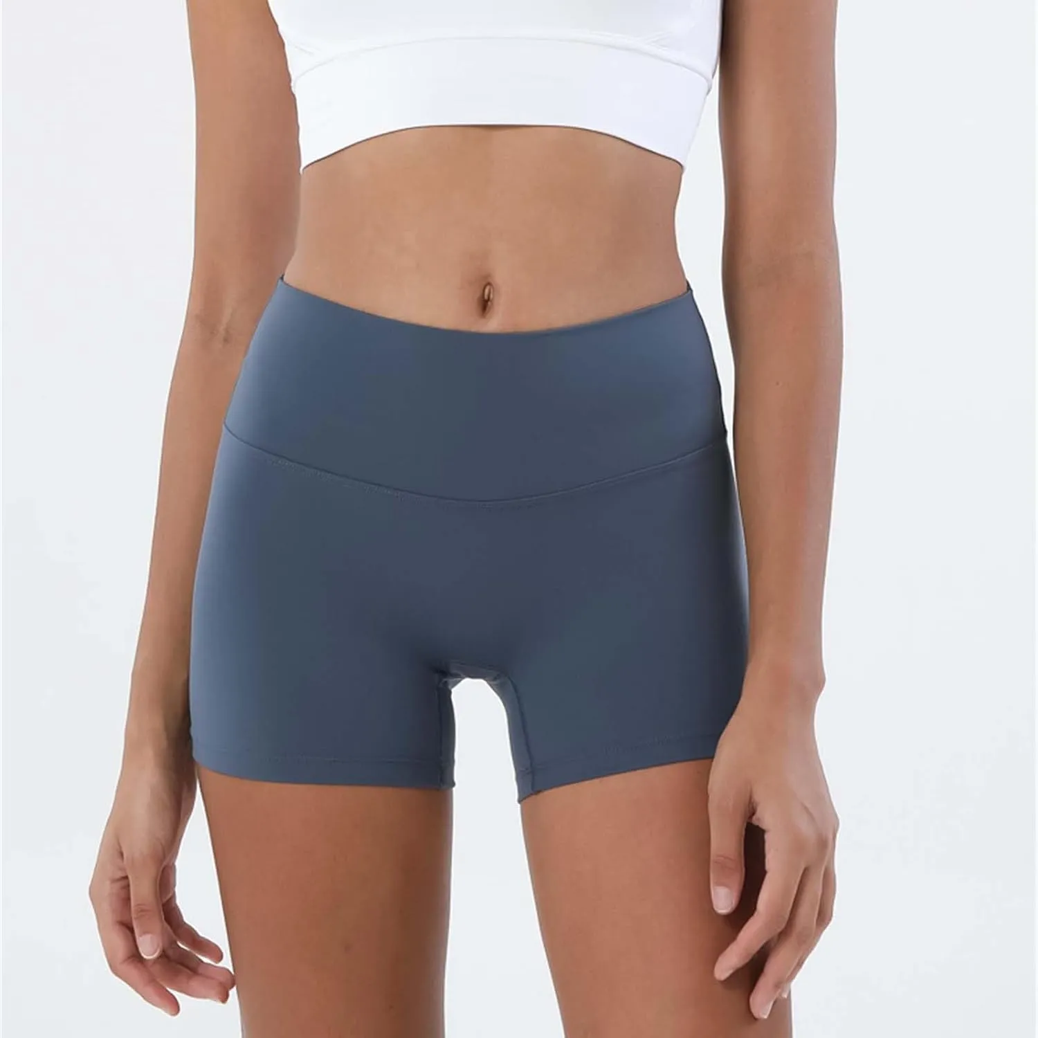 Biker Shorts Women Women Butt Lifting Shorts Pockets High Waisted Biker Anti Cellulite Up Workout Gym Shorts