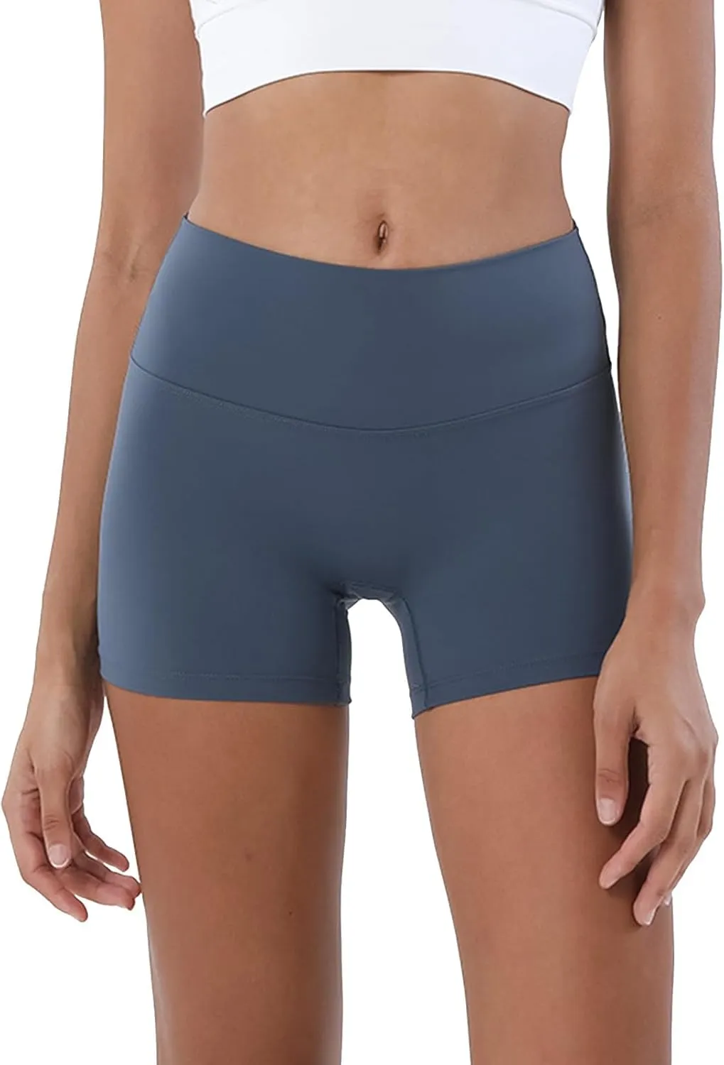 Biker Shorts Women Women Butt Lifting Shorts Pockets High Waisted Biker Anti Cellulite Up Workout Gym Shorts