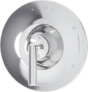 Birch Wall Mounted Single Handle Shower Valve Trim in Polished Chrome (Valve Not Included) - 5990TRM
