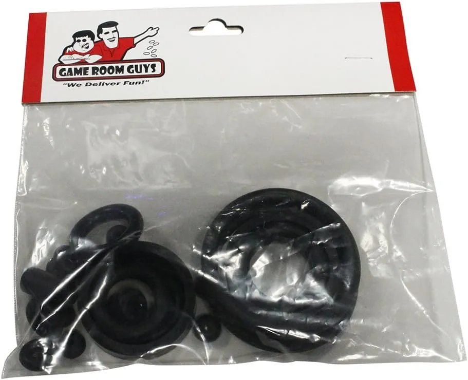 Black Rubber Ring Kit Compatible with Stern Aerosmith Pro Pinball Machine