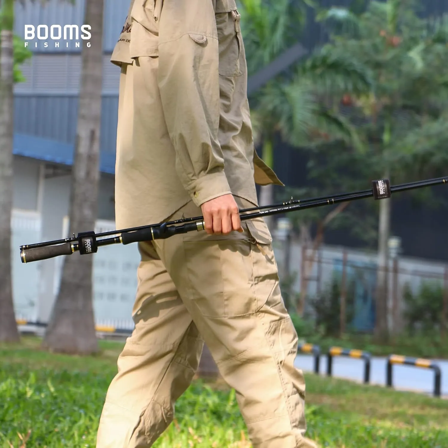 Booms Fishing RS3 Fishing Rod Wrap Pole Straps， Hook & Loop Fishing Rod Belts, Fishing Rod Ties for Casting Rods, Spinning Rods and Fly Rods