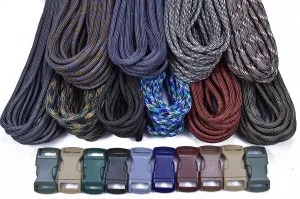 BORED? PARACORD! Brand Paracord Starter Kit - Camo Combo Kit