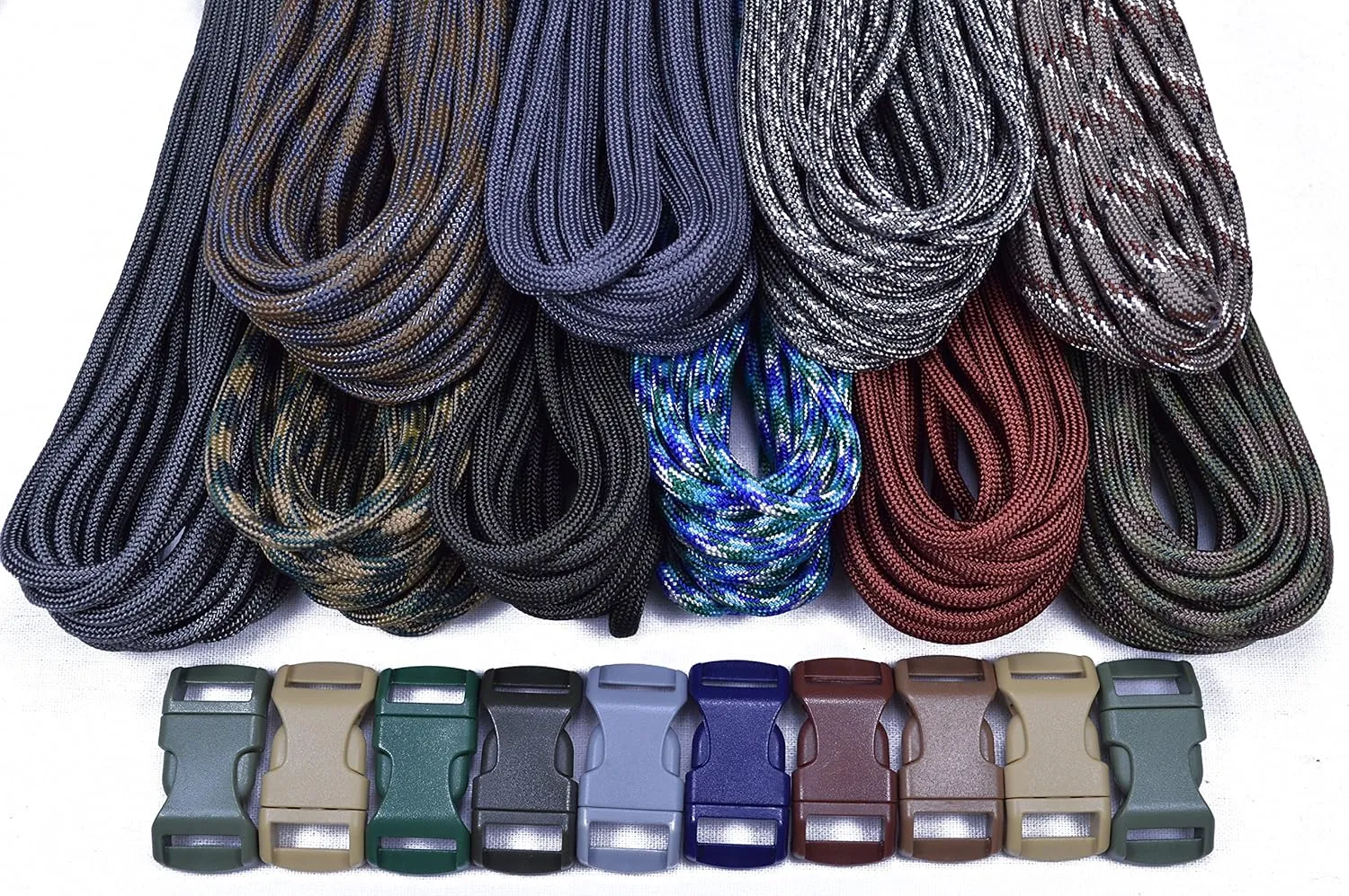 BORED? PARACORD! Brand Paracord Starter Kit - Camo Combo Kit