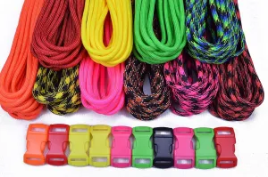 BORED? PARACORD! Brand Paracord Starter Kit - Simmering Combo Kit