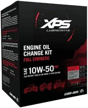 BRP XPS Can-Am 4T 10W-50 Synthetic Oil Change Kit for Rotax 500 cc  779252