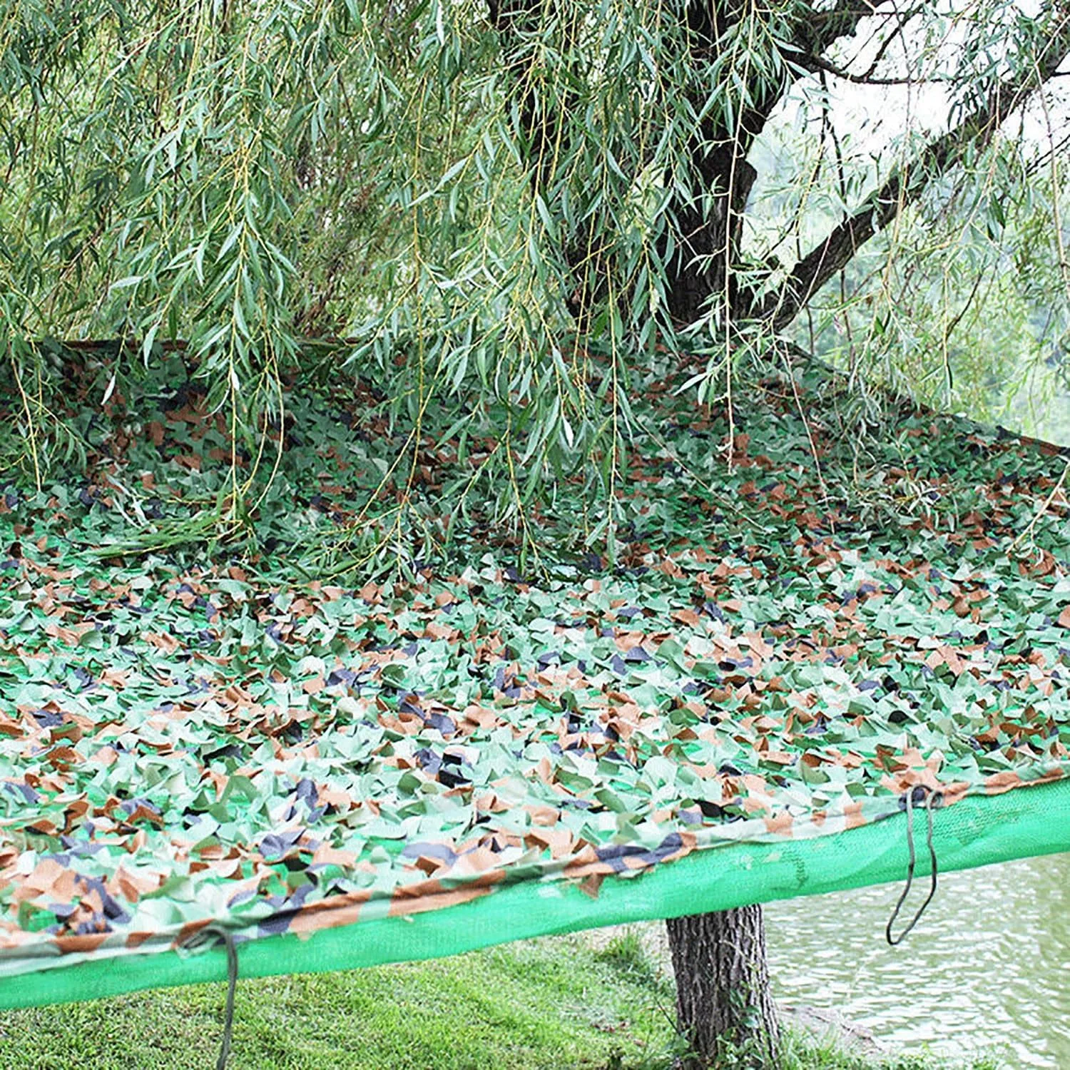 Camo Netting Camouflage Net, Bulk Roll Sunshade Mesh Nets for Hunting Blind Sunshade Car Cover Camping Shooting Fence Canopy Party Decorations(camo tarp/camo Tent/Camp Netting)