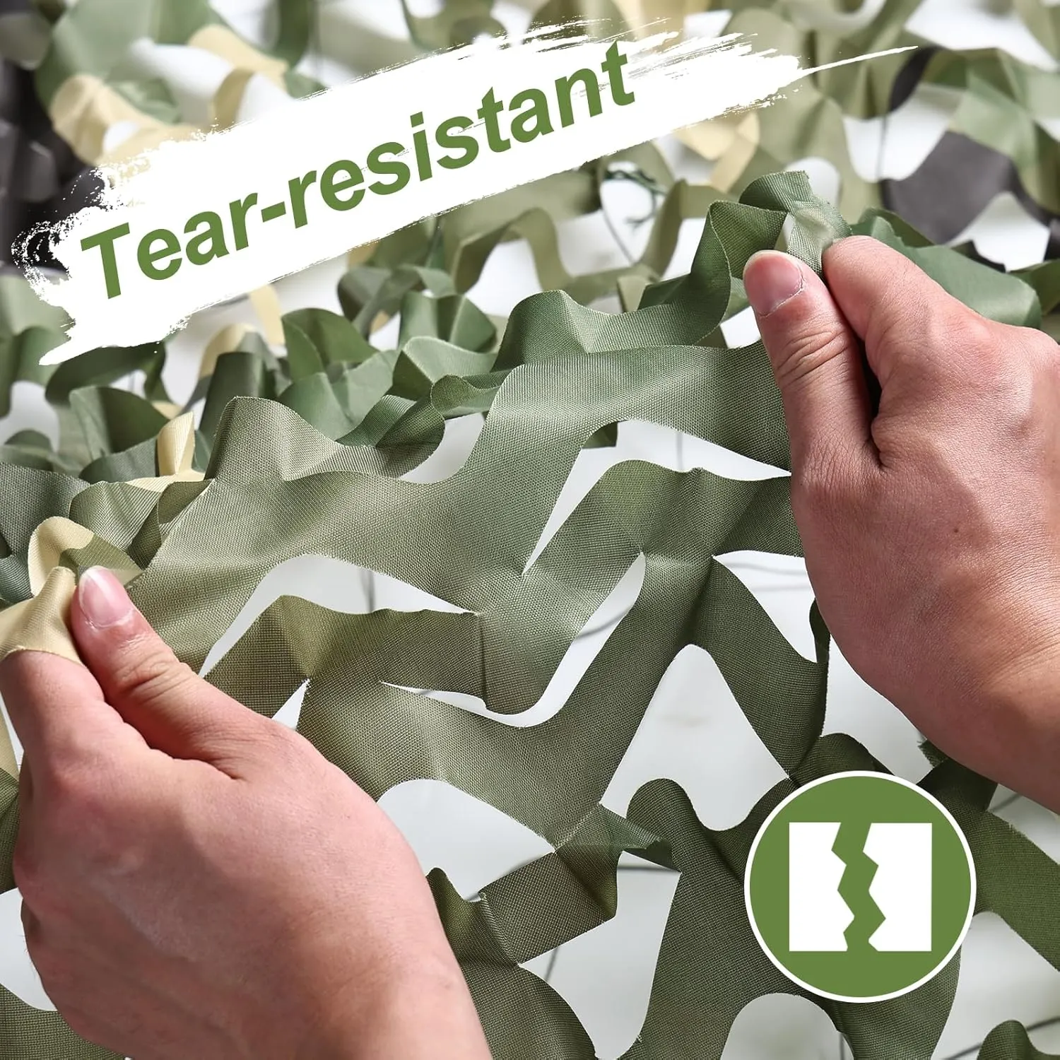 Camo Netting Camouflage Netting 6.5ft×10ft,10ft×10ft, 20ft×20ft,with Mesh Backing, Hunting Blind Nets, Sunshade Canopy, Army Tarp Fence Net for Party Decoration, Photograph and Car Cover