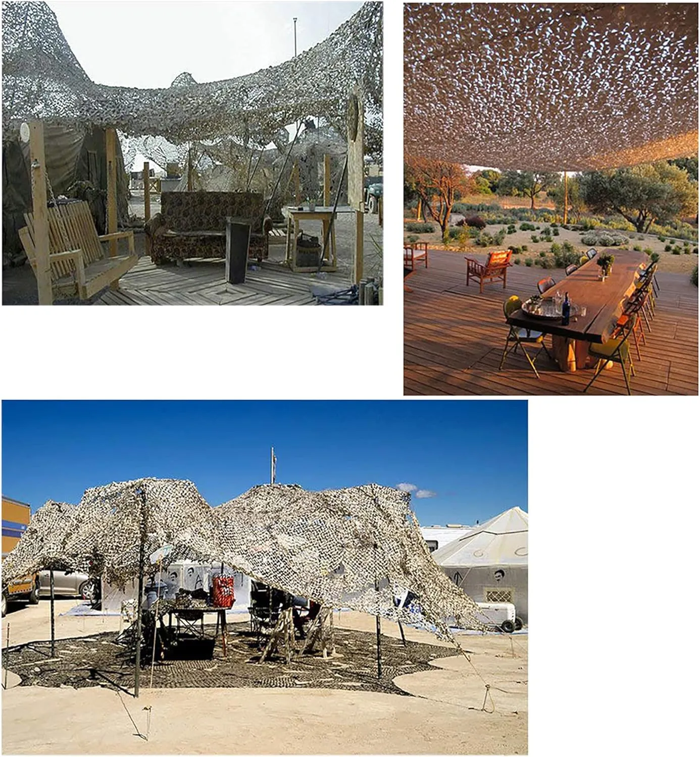 Camouflage Net Camo Netting Blinds Dual Mesh for Hunt Decor Courtyard Sunshade Camp Photo Farm Factory Shelter Car Concealment Party Exhibit Backdrop Paintball Curtain Ceiling Fence Canopy Cover