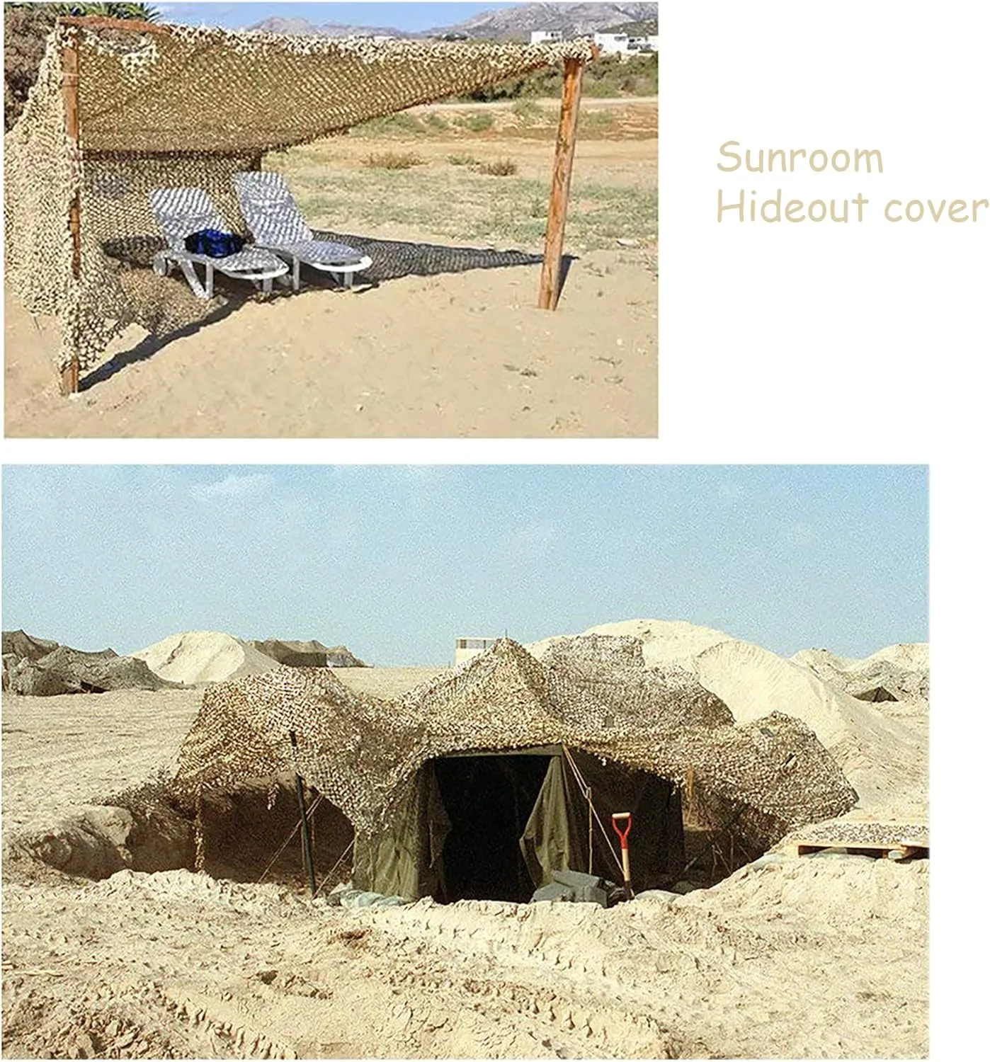 Camouflage Net Camo Netting Blinds Dual Mesh for Hunt Decor Courtyard Sunshade Camp Photo Farm Factory Shelter Car Concealment Party Exhibit Backdrop Paintball Curtain Ceiling Fence Canopy Cover