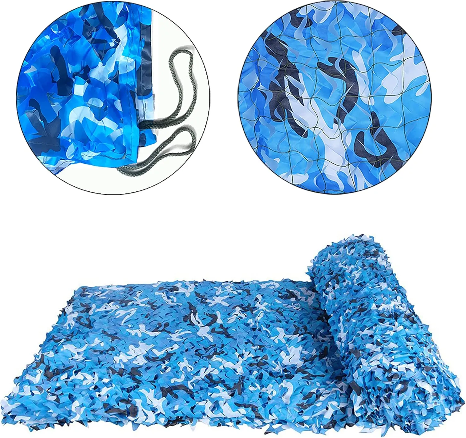 Camouflage Net Camo Netting Blinds Dual Mesh for Hunt Decor Courtyard Sunshade Camp Photo Farm Factory Shelter Car Concealment Party Exhibit Backdrop Paintball Curtain Ceiling Fence Canopy Cover