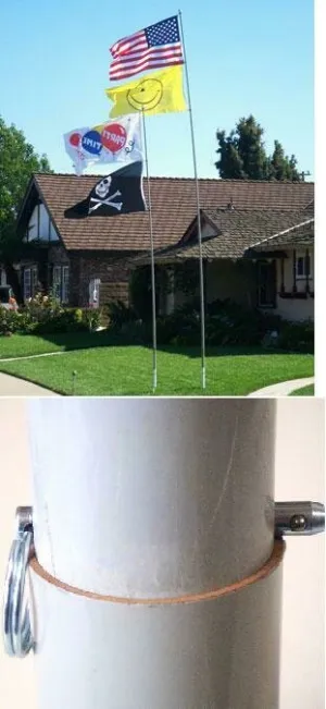 Camp locator pole 26' deluxe Poles and Holders