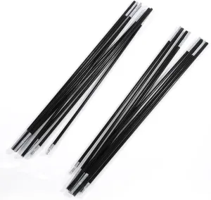 Camping Tent Pole, 4.48M Fiberglass Camping Tent Pole Bars, Awning Frames Kit Suitable for 5-6 Person Camping Tent