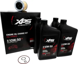 Can-Am 4T 10W-50 Synthetic Oil Change Kit for Rotax 900 ACE engine 779261