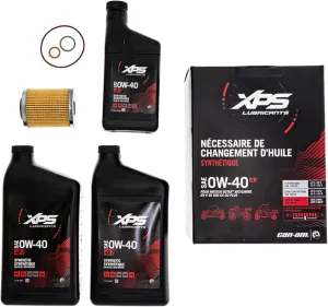 Can-Am New OEM 4T 0W-40 Synthetic Blend Oil Change Kit Rotax 500 V-Twin, 9779259