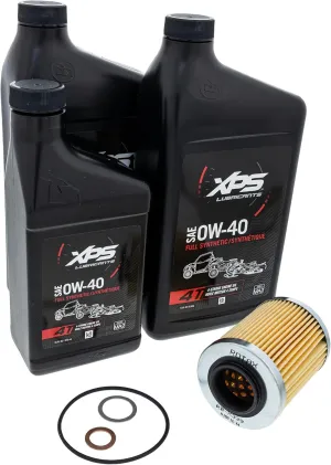 Can-Am New OEM 4T 0W-40 Synthetic Blend Oil Change Kit Rotax 500 V-Twin, 9779259
