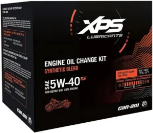 Can-Am New OEM, 4T 5W-40 Synthetic Blend Oil Change Kit, Rotax 991 (SM5) 9779247