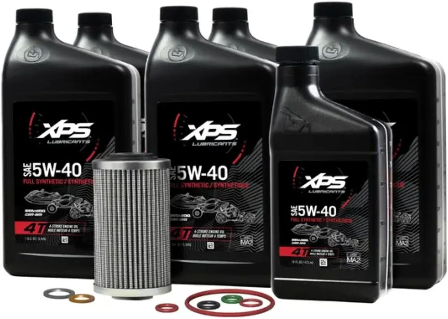 Can-Am New OEM Spyder Oil Change Kit 5W40 for Rotax 1330, 9779249, 9779484
