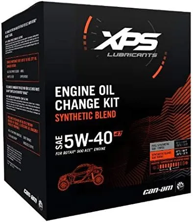 Can-Am OEM 4T 5W-40 Synthetic Blend Oil Change Kit Rotax 900 ACE, 9779260