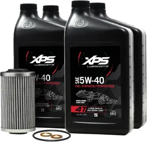 Can-Am OEM Spyder 4T 5W-40 Full Synthetic Oil Change Kit, 9779482