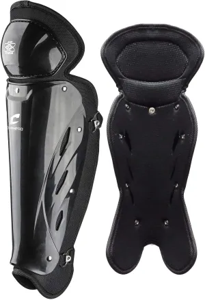 Champro Single Knee Leg Guard, Black, 16.5" (CG108-B)