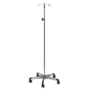 Clinton IV-35 , 2-Hook Iv Pole, 5-Leg