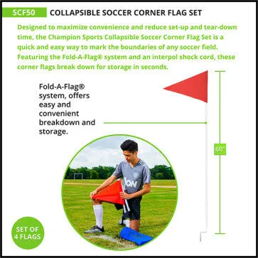 Collapsible Corner Flag Set