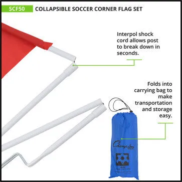 Collapsible Corner Flag Set