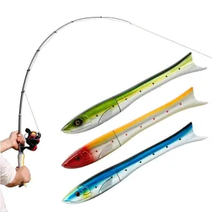 Collapsible Mini Fishing Rod - Portable Fish-Shaped Pole