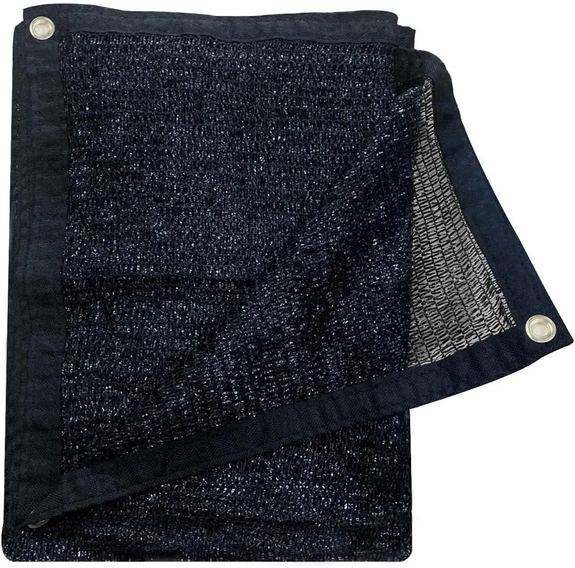 Cool Area 55% Sun Shade Cloth Mesh Tarp with Grommets for Plant Cover 8x20ft Patio Canopy Garden Pergola Greenhouse Car Barn Kennel Black