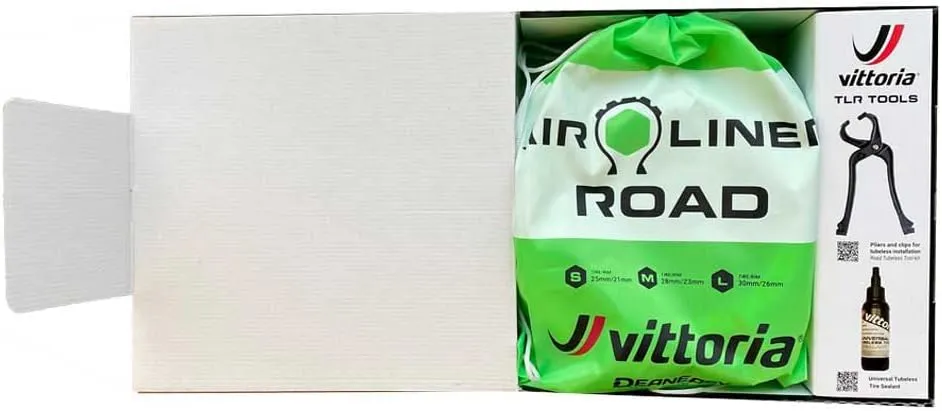 Corsa N.EXT Road Bike TLR Kit - All-in-One Package for Ultimate Tubeless Road Tires Set-Up - Medium