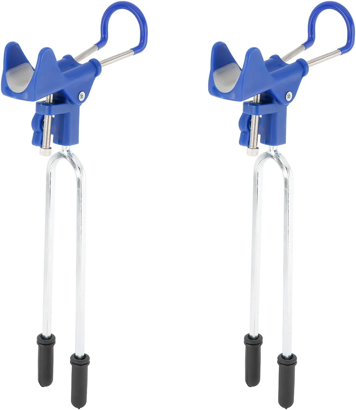 DasMarine 2 Pack Upgraded Rod Holders for Fishing,Fish Pole Holder Ground Bank Fishing Rod Rack Stand Fish Turret Support Rod Supplies Fishing Rod Folding Bracket for Beach,360 Degree Adjustment