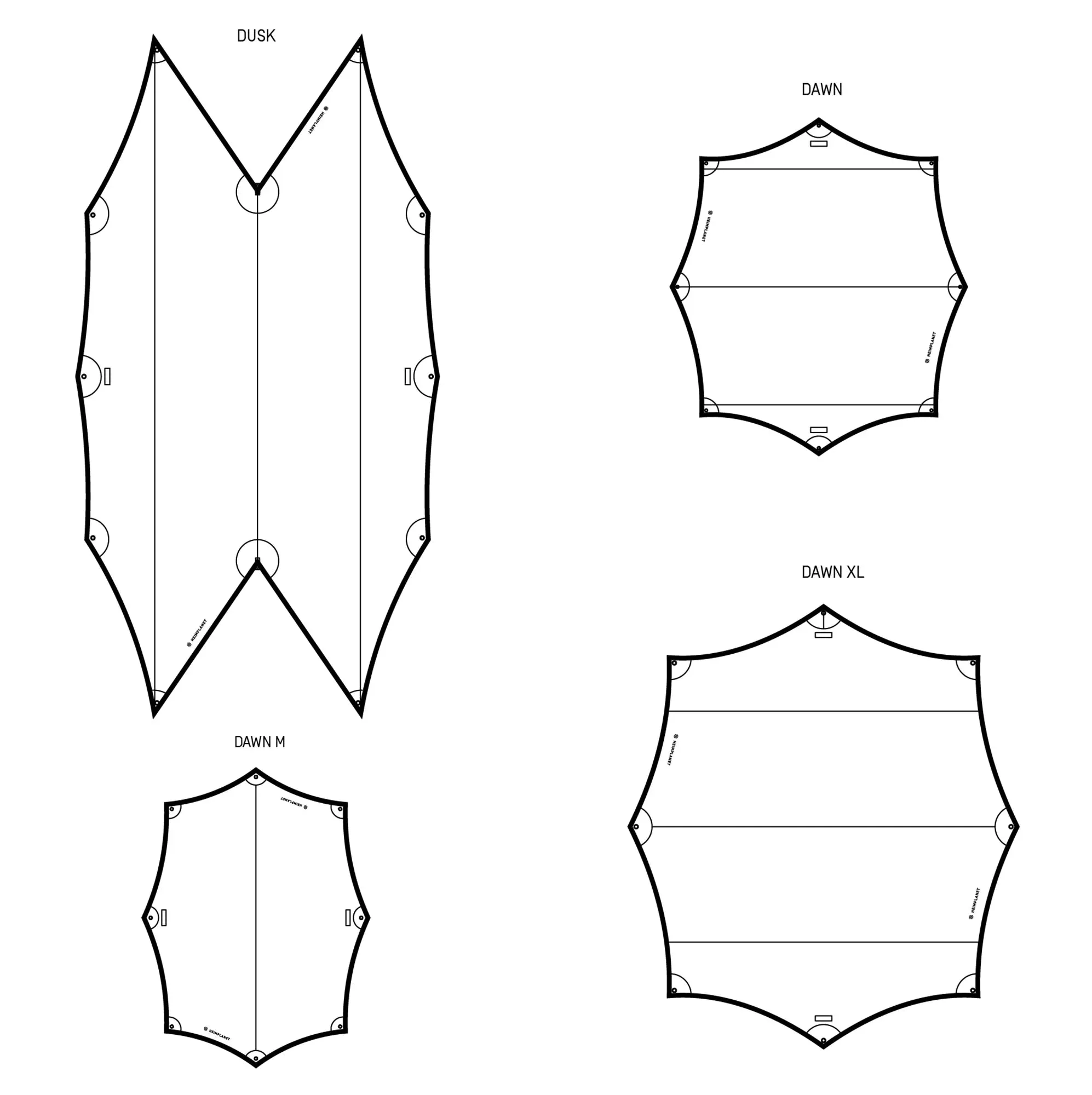 DAWN M Tarp, gray