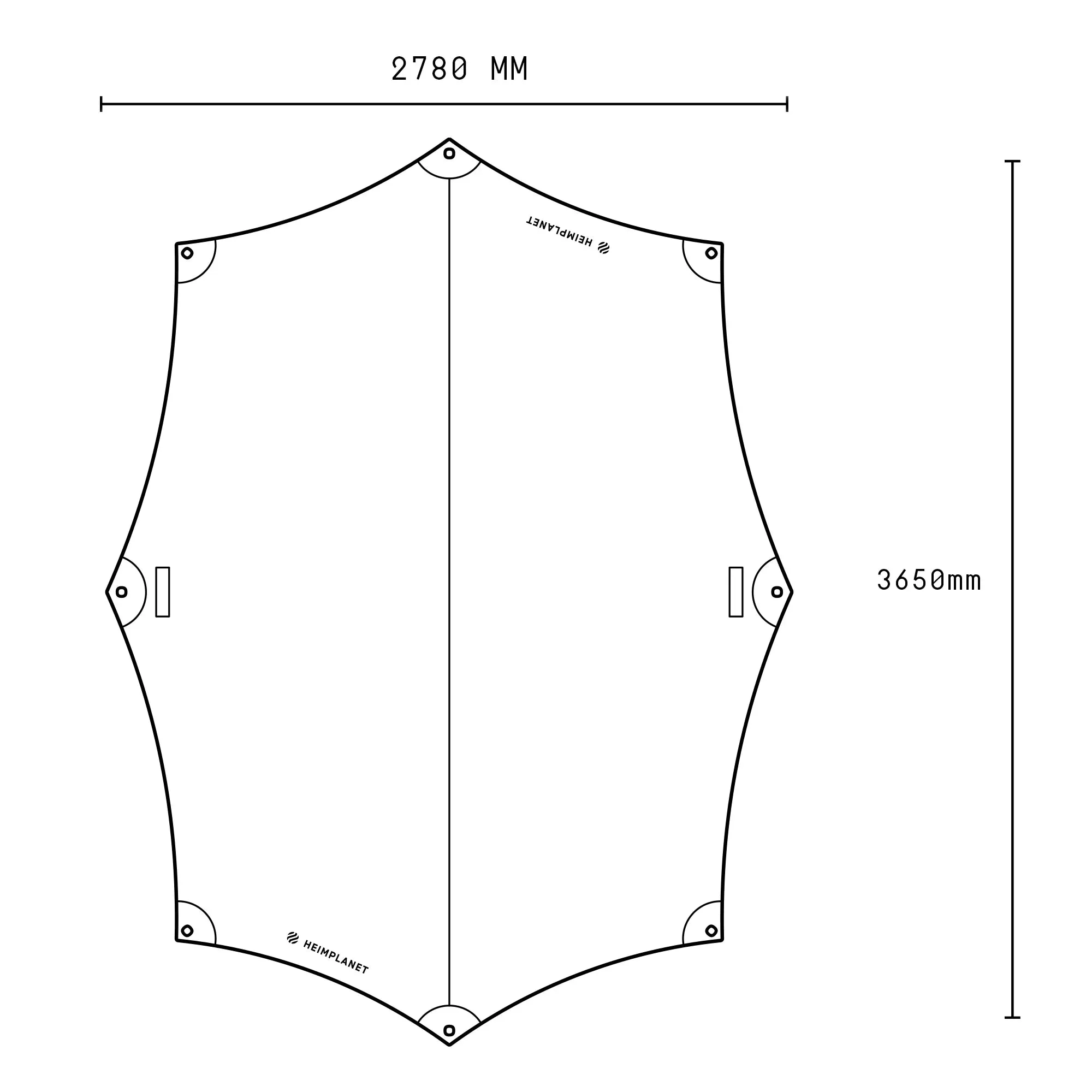 DAWN M Tarp, gray