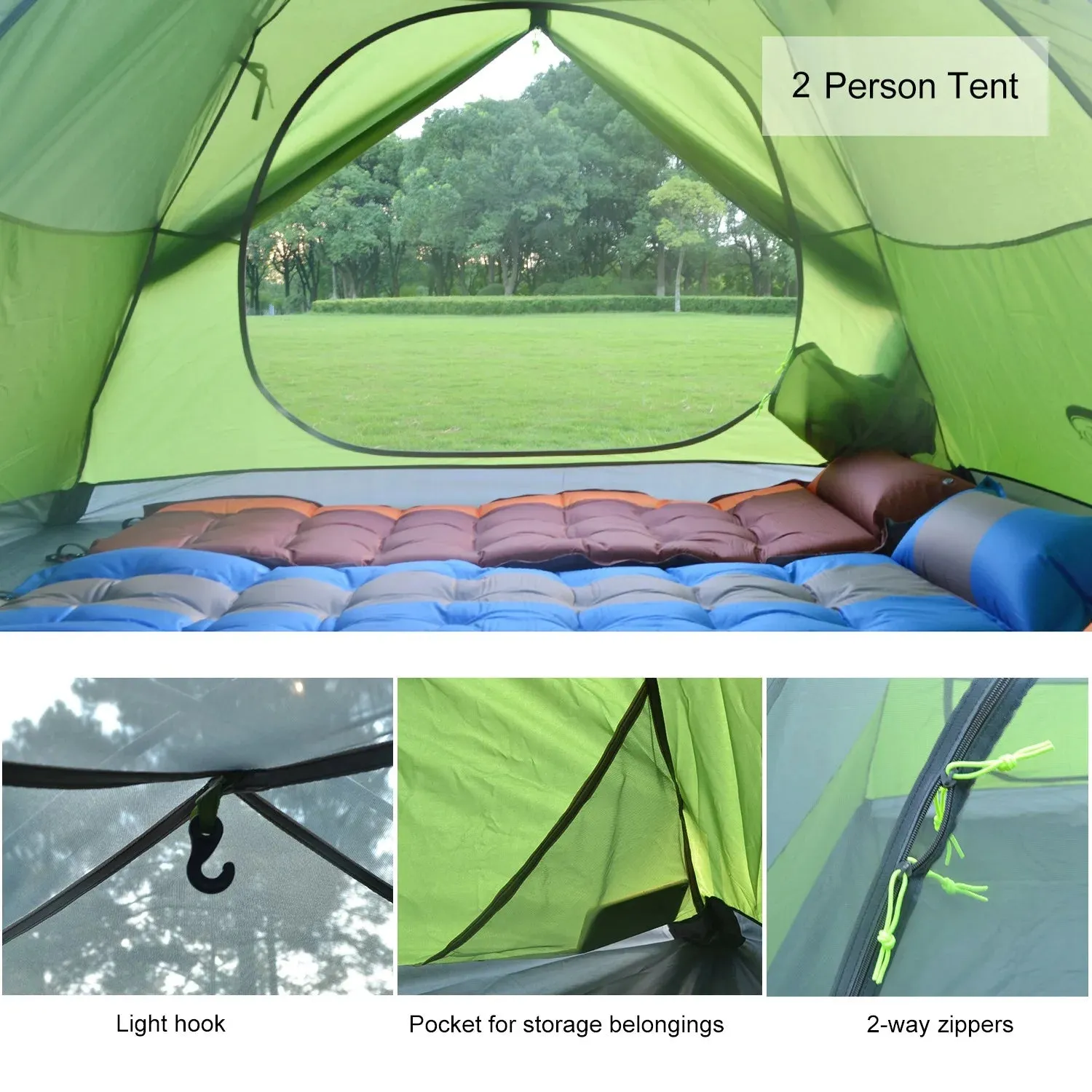 Desert Fox 3-Season Camping Tent – Lightweight & Compact for Hiking, Cycling & Climbing