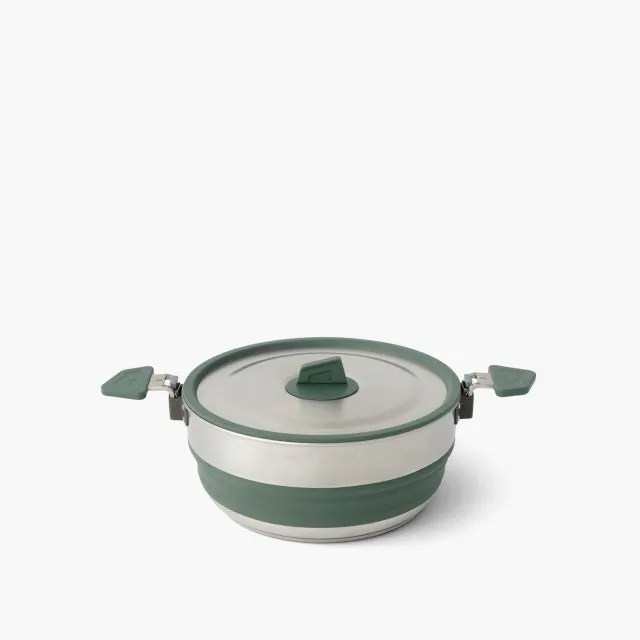 Detour Stainless Steel Collapsible Pot - 3l