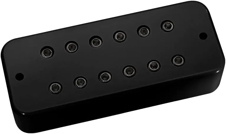 DiMarzio DP209 P-90 Super Distortion Soapbar Humbucker Pickup, Black with black poles