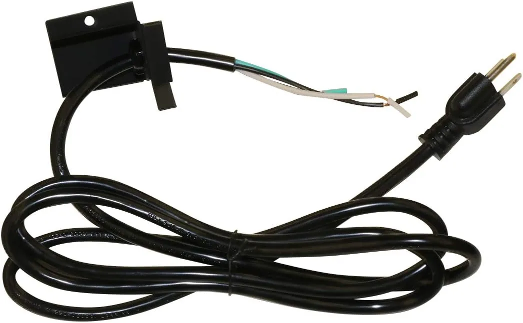 Dimplex Plug Conversion Kit for Revillusion® Fireplaces (Model RBFPLUG), 120 Volt, Black