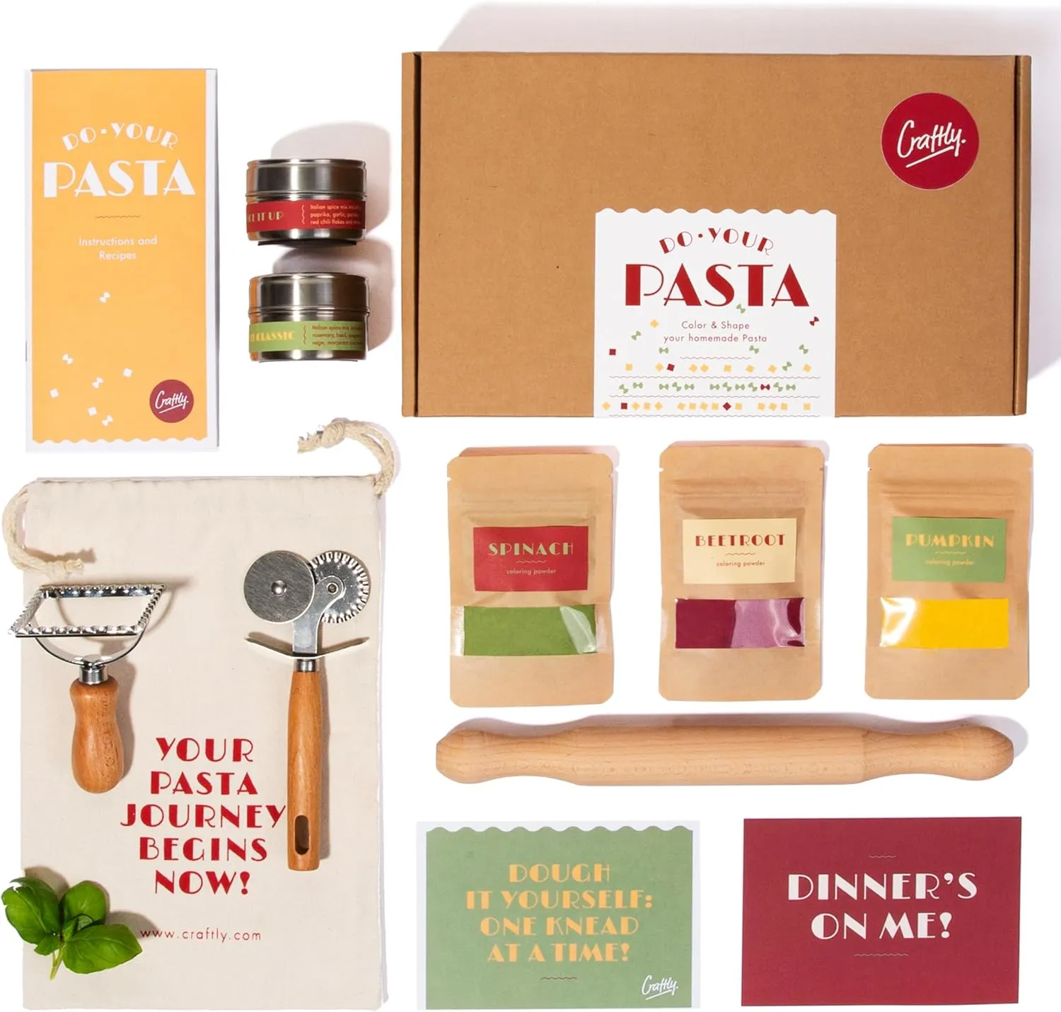 DO YOUR PASTA | DIY Pasta Making Kit | Gourmet Pasta Set | All-in-One Set | Great Gift for Beginners and Experienced Cooks