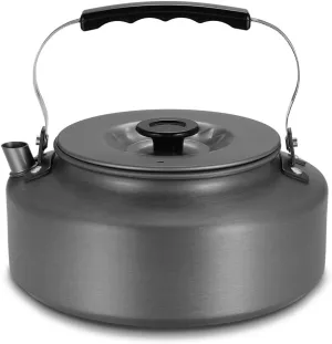 Docooler Tea Kettle, Stainless Steel Teapot, Portable Coffee Pot, Whistling Water Kettle, Camping Picnic Stove Top 0.8L/1.1L/1.2L/1.6L