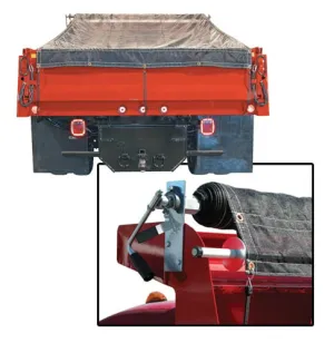 Dump Tarp Roller Kit - Roller & 7.5 Foot x 18 Foot Tarp