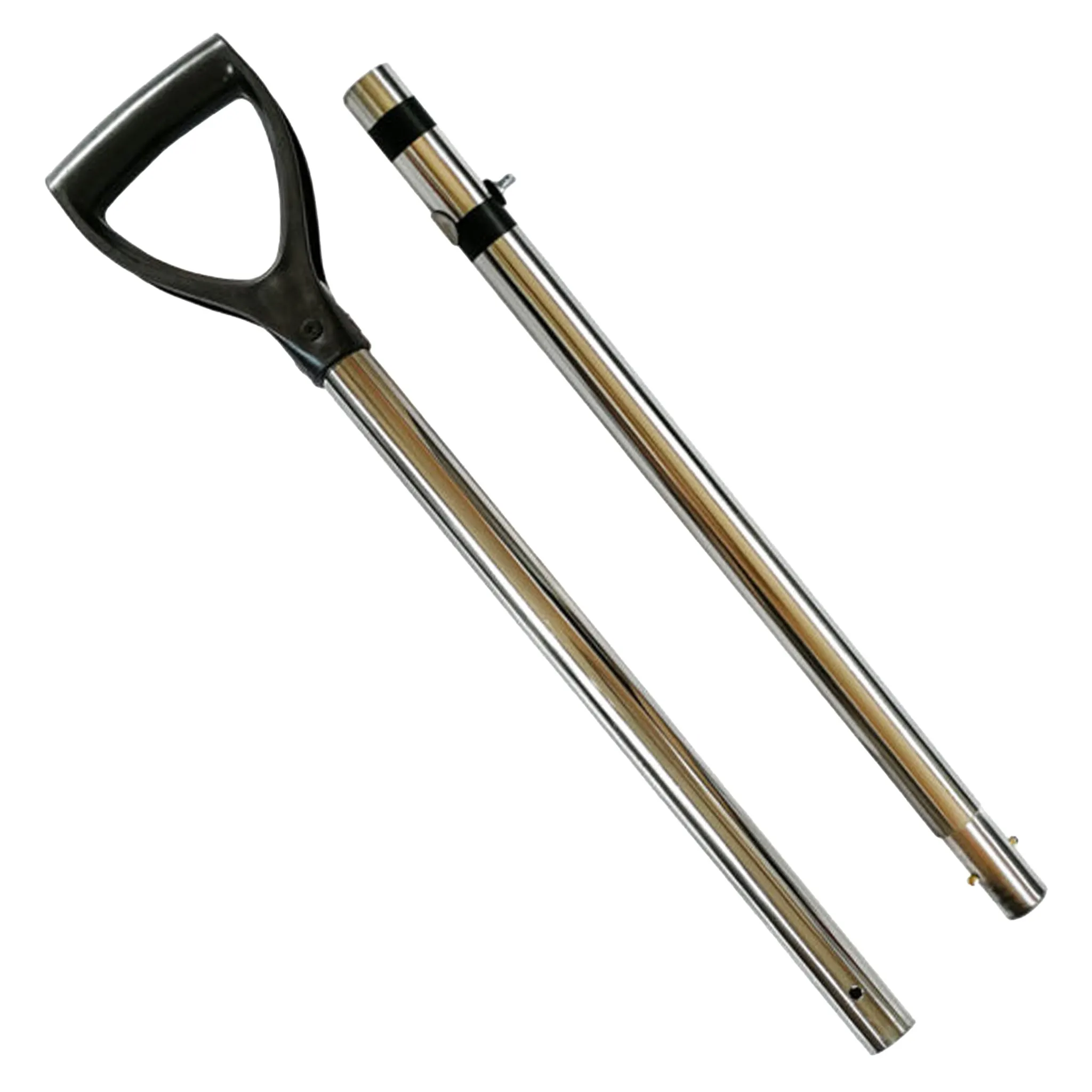 Dune Scoops Large & Strong Collapsible Stainless Steel Universal Pole with Handle for Large Dune Metal Detector Sand Scoops