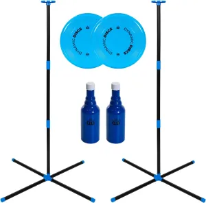 Dynamic Duel Outdoor Frisbee Yard Game | Polish Horseshoes | Fun for Kids and Family | Great for Beach, Backyard, Outdoor Games | Unbreakable Bottles | Competitive, Exciting, Entertaining, Engaging
