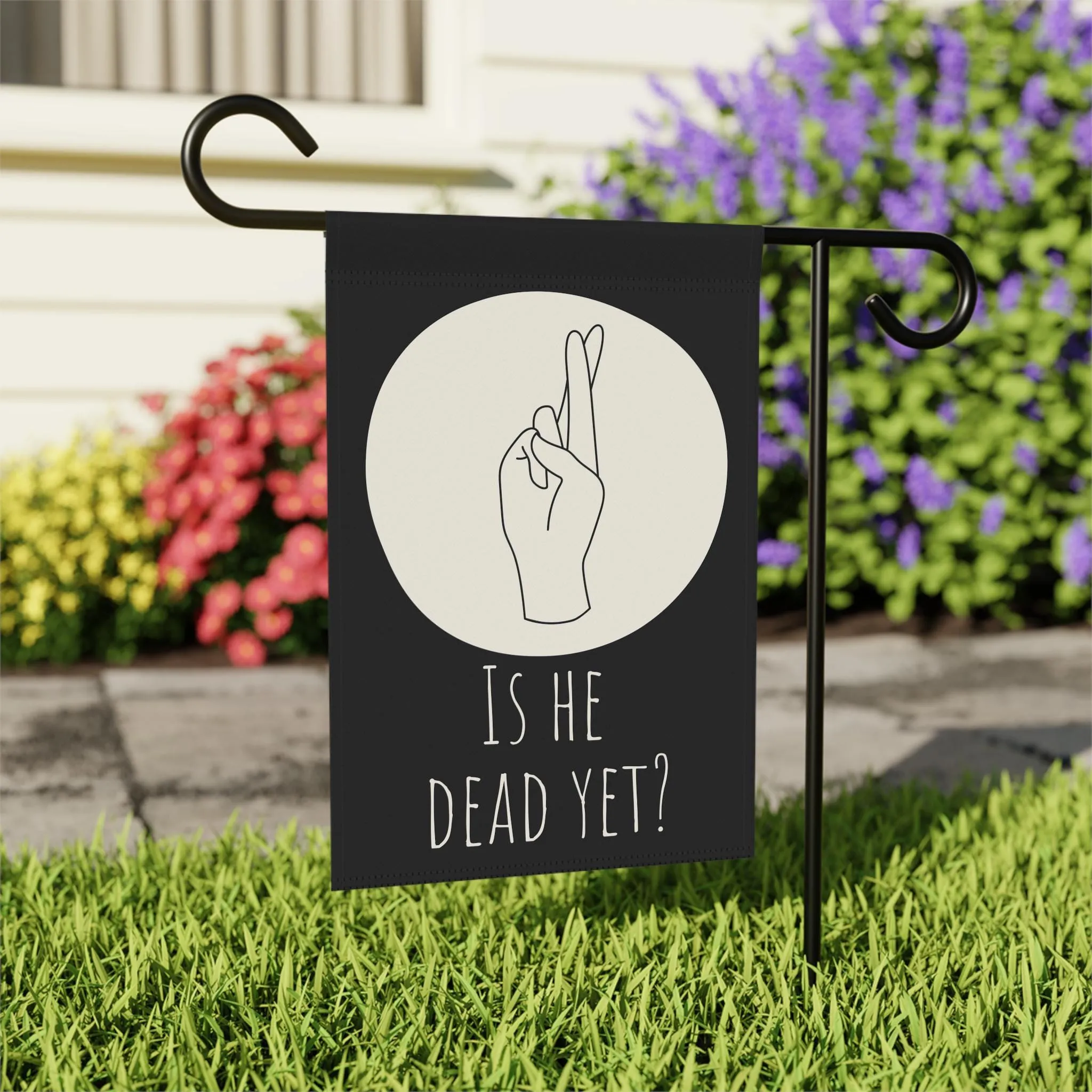 eating feminist Wide variety Anti-trump antifascist Eco-friendly banner, flag, funny activist Subtle garden Trump yard merch Anti-MAGA sign, Fuck gift, Leopards faces