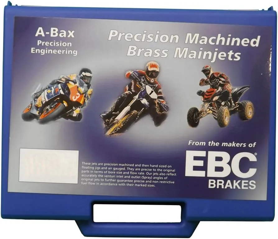 EBC Brakes HJK27B 54-Piece Hex Main Jet Kit for Mikuni 4/042 Carburetor, black