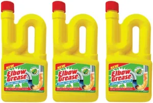 Elbow Grease Drain/Sink Unblocker - Heavy Duty Cleaner- Quickly and Easily Remove Sinks, Baths, Showers Blockage – All-in-One Drain Unblocking Kit(Elbow Grease Drain Unblocker Liquid-PK03)