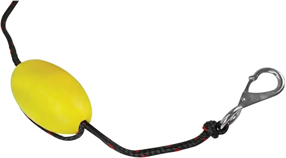 Extreme Max 3006.6628 BoatTector All-in-One PWC Sand Anchor and Buoy Kit with 6' Rope and Snap Hook,Yellow, 1 Count (Pack of 1)