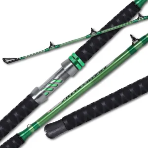 Fiblink Catfish Fishing Rod 1 Piece/2 Piece Catfishing Fishing Pole Portable Travel Heavy Cat Catfish Casting Rod (6'/6'6"/7'/8'/9')